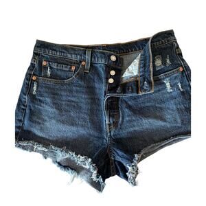 Levi's 501 shorts distressed raw edge, cutoff style  size 31